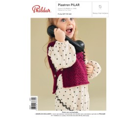 E-MODELE ENFANT - PLASTRON PILAR - PHILDAR