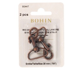 Lot de 2 Mousquetons Spécial Lanière - Bohin