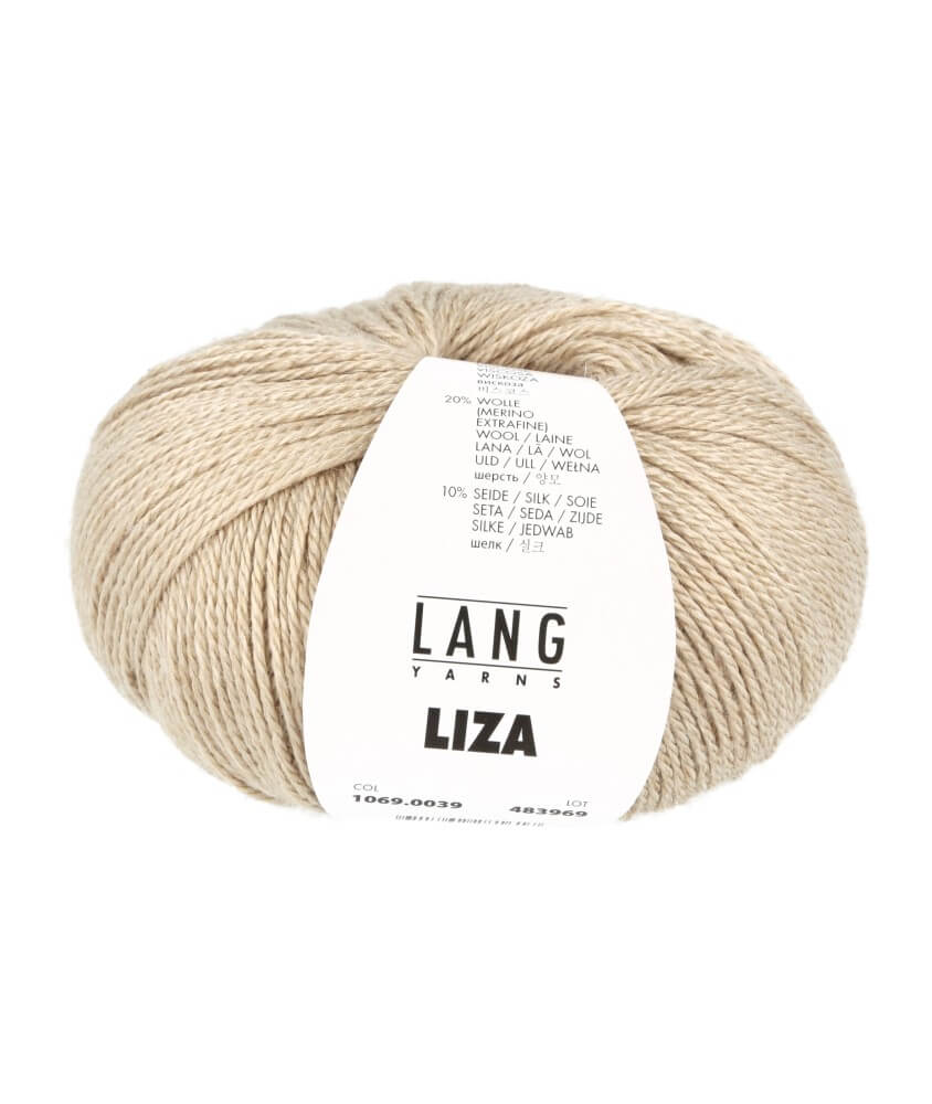 Pelote de laine et soie à tricoter Liza - Lang Yarns