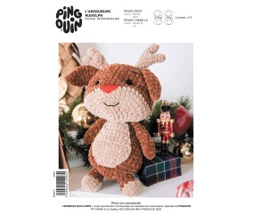 E-MODELE DECO - AMIGURUMI RUDOLPHE - PINGOUIN