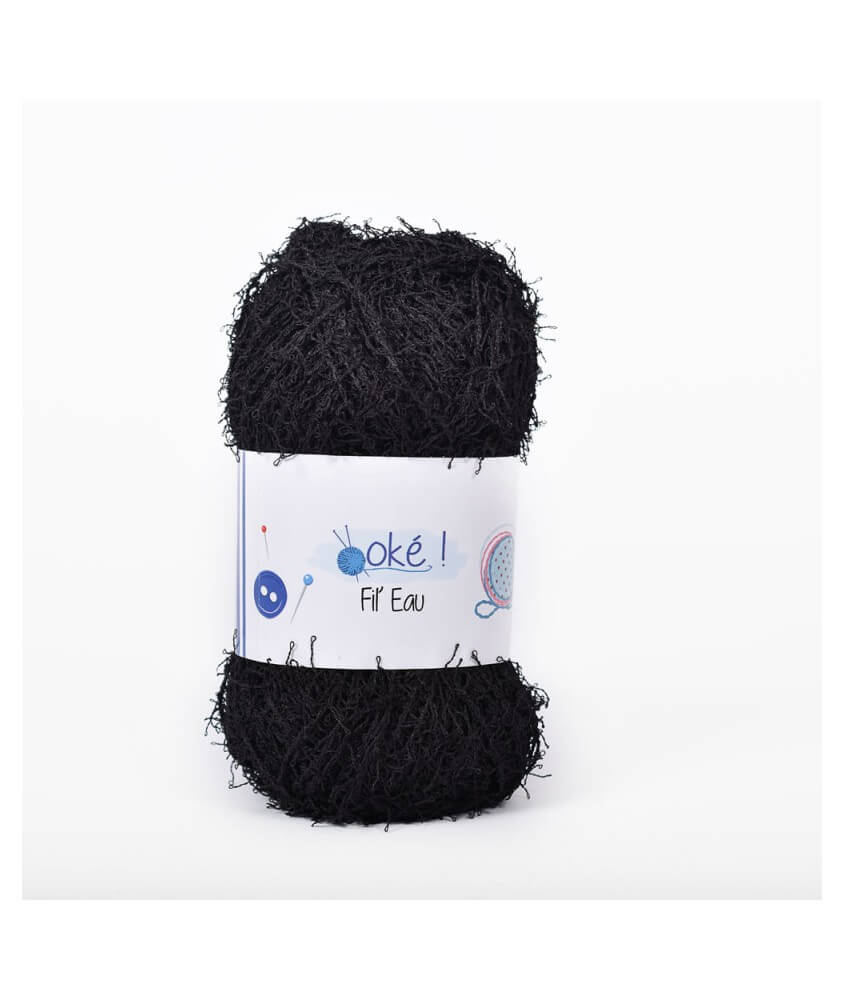 Fil éponge à tricoter FIL'EAU avec 4 modèles et explications - 100Gr - Oké !