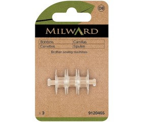 Lot de 3 canettes pour machine Brother - Milward