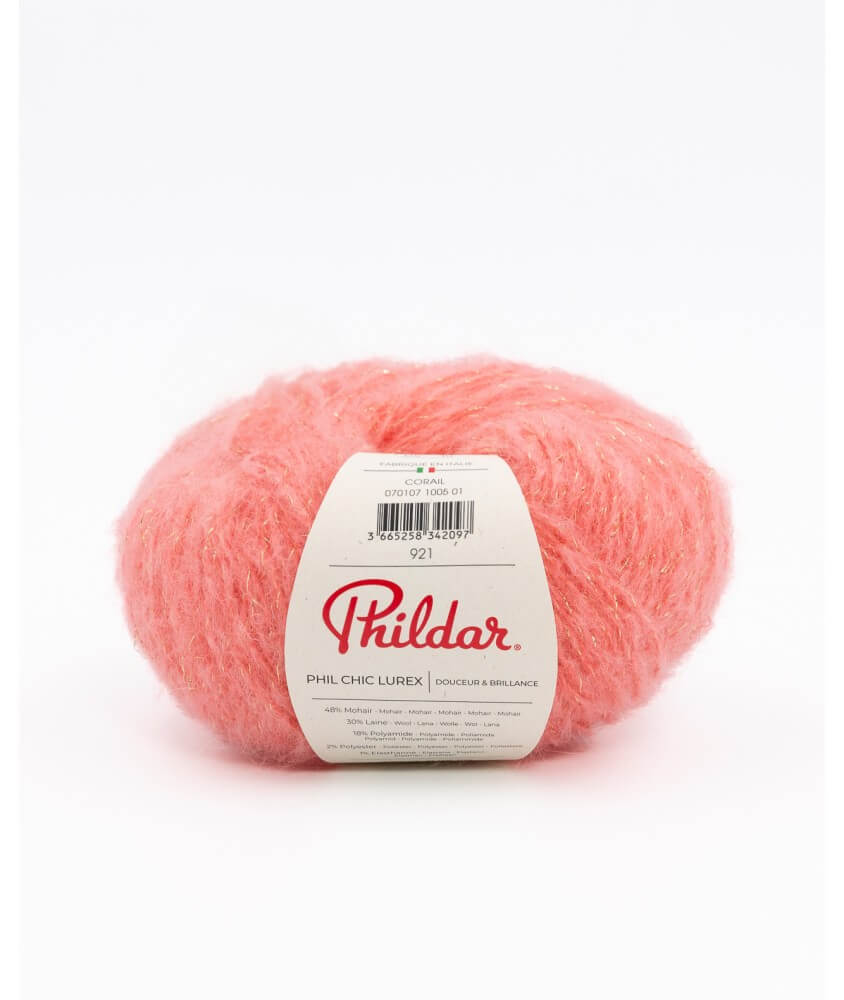 Pelote de laine et Mohair PHIL CHIC LUREX - 25gr - Phildar