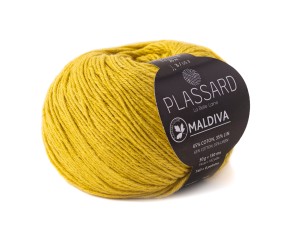 Pelote de Coton et Lin à tricoter Maldiva - Plassard
