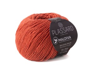 Pelote de Coton et Lin à tricoter Maldiva - Plassard