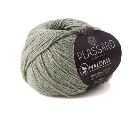 Pelote de Coton et Lin à tricoter Maldiva - Plassard