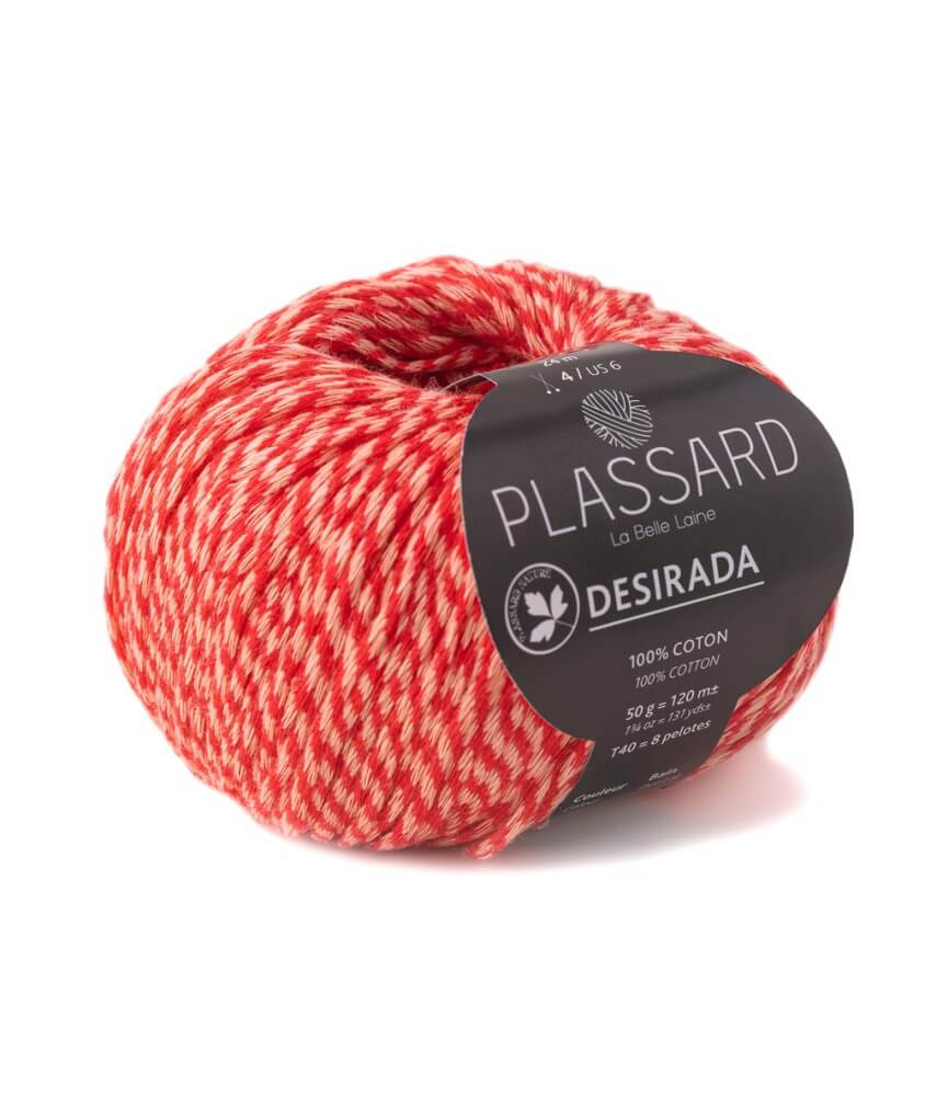 Pelote 100% coton à tricoter DESIRADA - Plassard