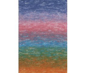 Coton à tricoter et à crocheter QUATTRO DEGRADE - 100GR - Lang Yarns