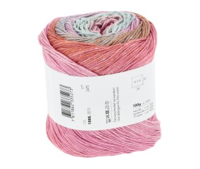 Coton à tricoter et à crocheter QUATTRO DEGRADE - 100GR - Lang Yarns