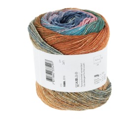 Coton à tricoter et à crocheter QUATTRO DEGRADE - 100GR - Lang Yarns