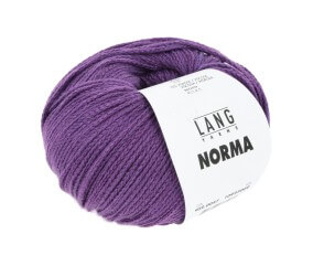 Pelote de coton à tricoter Norma - Lang Yarns