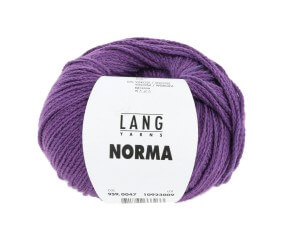 Pelote de coton à tricoter Norma - Lang Yarns