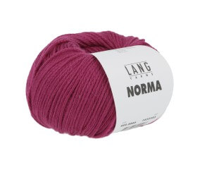 Pelote de coton à tricoter Norma - Lang Yarns
