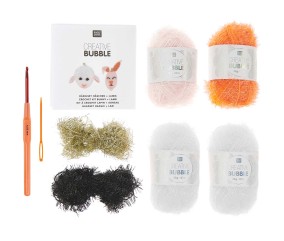 Kit crochet CREATIVE BUBBLE - Lapin et Agneau - Rico Design