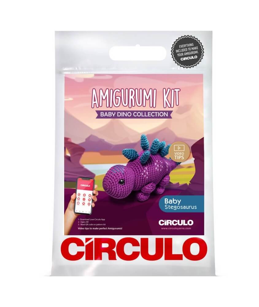 Kit Amigurumi Bébé Stégosaure- Circulo