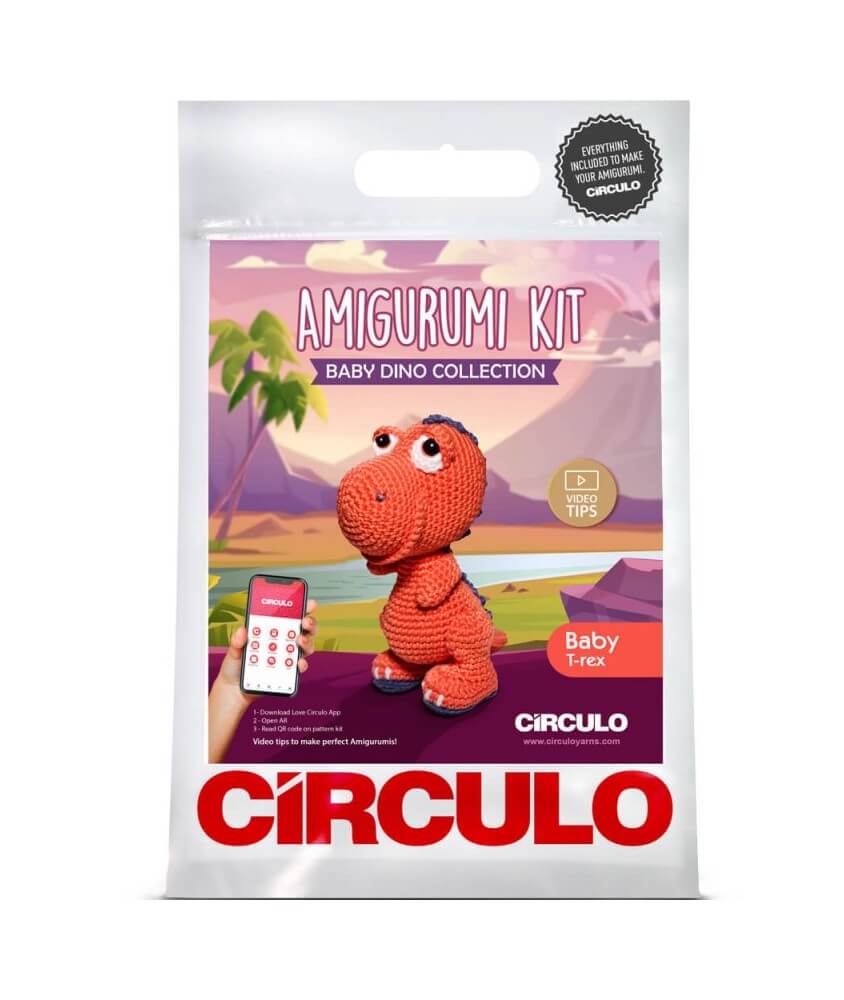 Kit Amigurumi Bébé T-Rex - Circulo