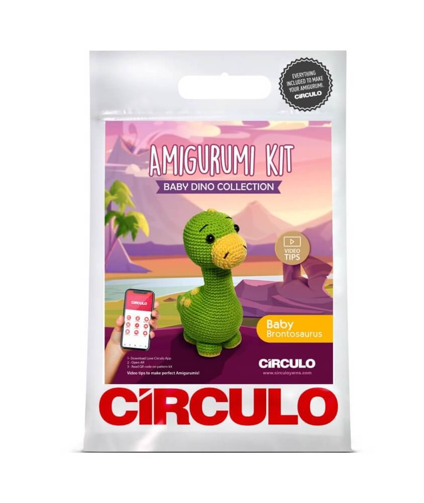 Kit Amigurumi Bébé Brontosaure - Circulo