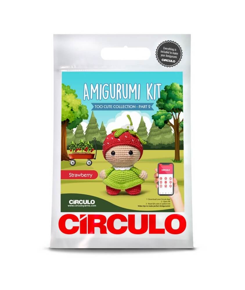 Kit Amigurumi Fraise - Circulo