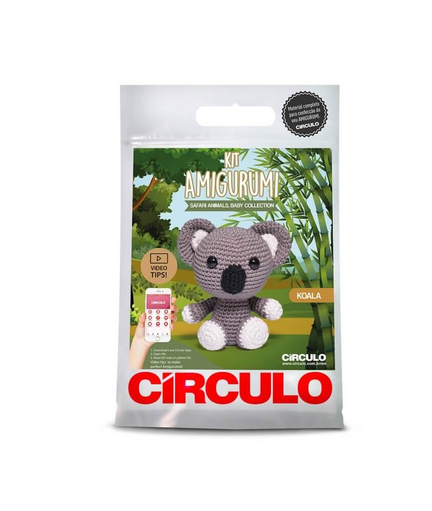 Kit Amigurumi Koala - Circulo
