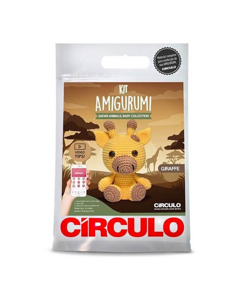 Kit Amigurumi Girafe - Circulo