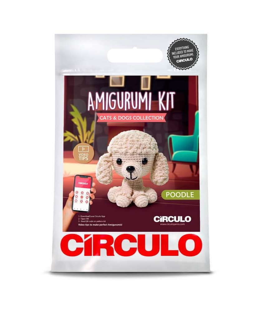 Kit Amigurumi Caniche - Circulo