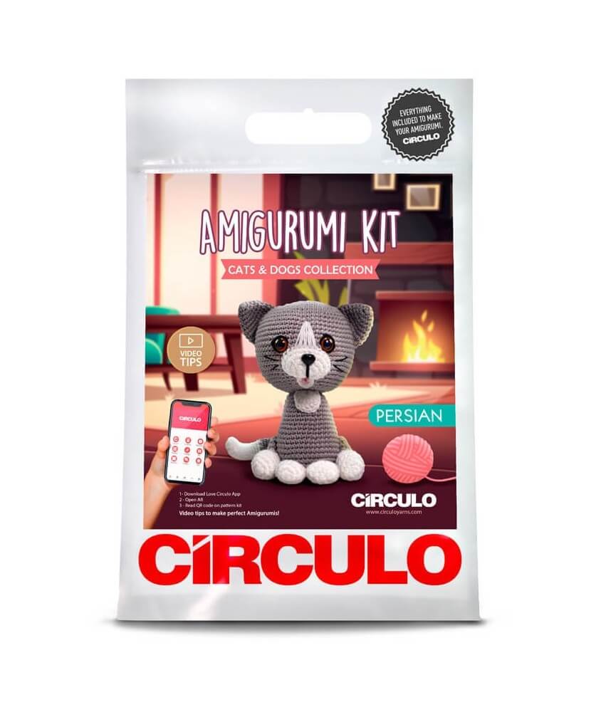 Kit Amigurumi Chat Persan - Circulo