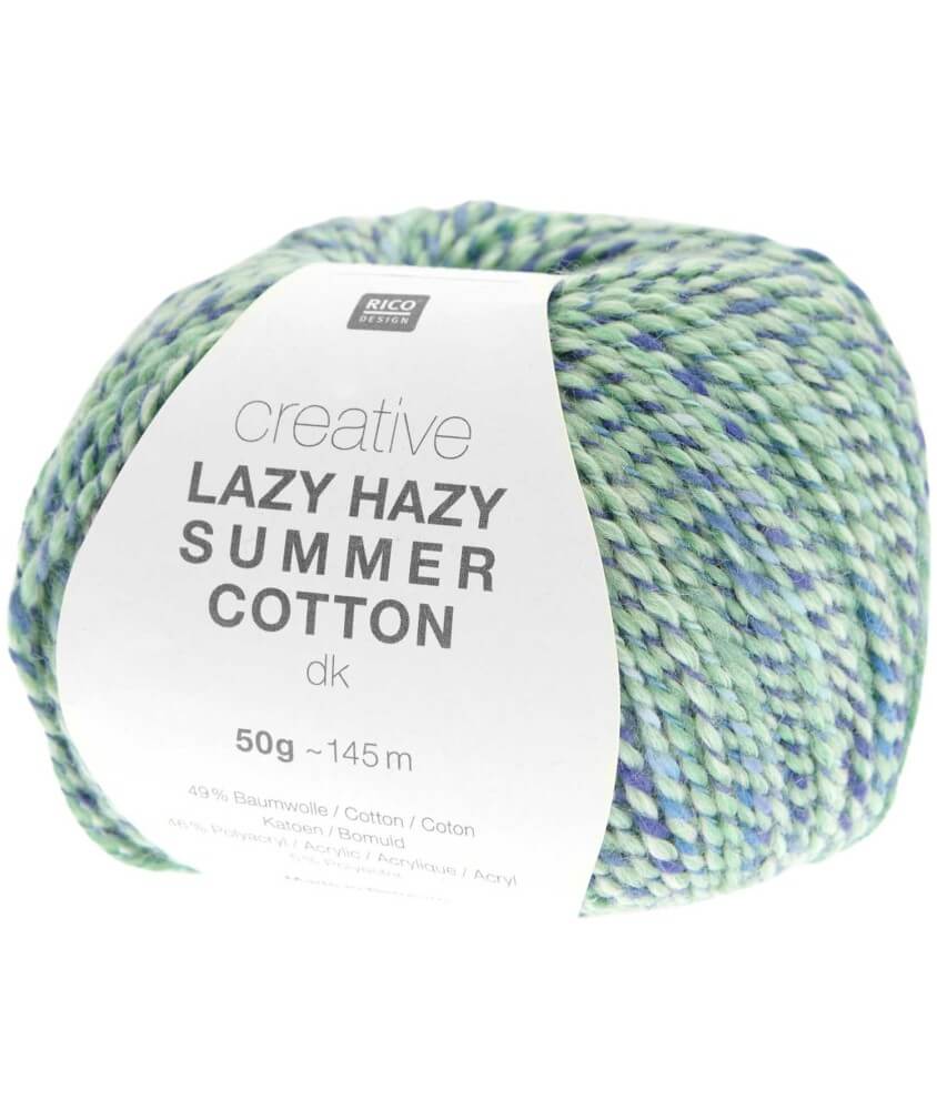 Pelote de coton à tricoter Creative LAZY HAZY SUMMER COTTON - Rico Design