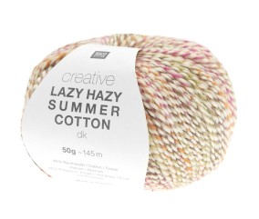 Pelote de coton à tricoter Creative LAZY HAZY SUMMER COTTON - Rico Design