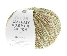 Pelote de coton à tricoter Creative LAZY HAZY SUMMER COTTON - Rico Design