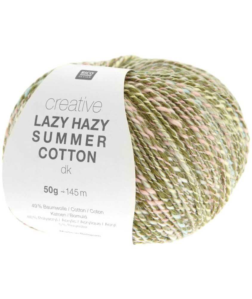 Pelote de coton à tricoter Creative LAZY HAZY SUMMER COTTON - Rico Design