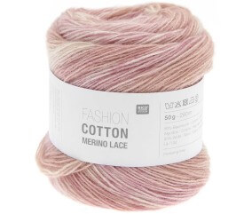 Pelote de Coton et de laine Fashion Cotton Merino Lace - Rico Design