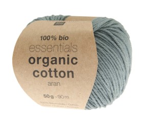 Coton à tricoter Essentials Organic Cotton aran - Rico Design
