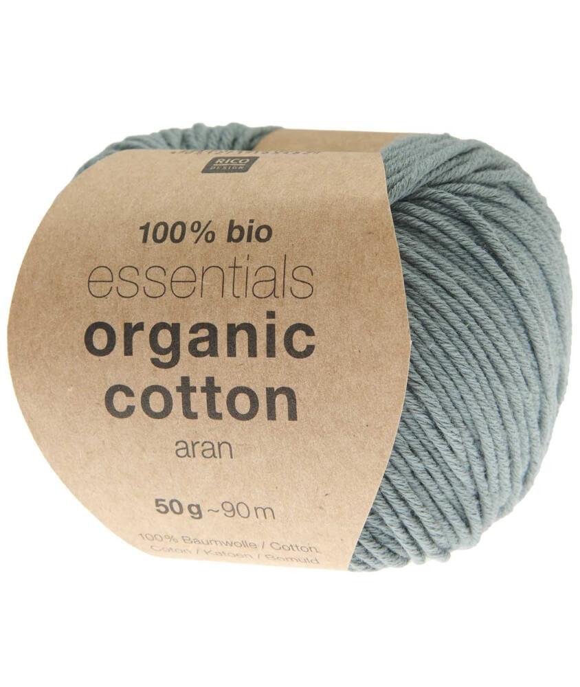 Coton à tricoter Essentials Organic Cotton aran - Rico Design Coton à tricoter Essentials Organic Cotton aran - Rico Design