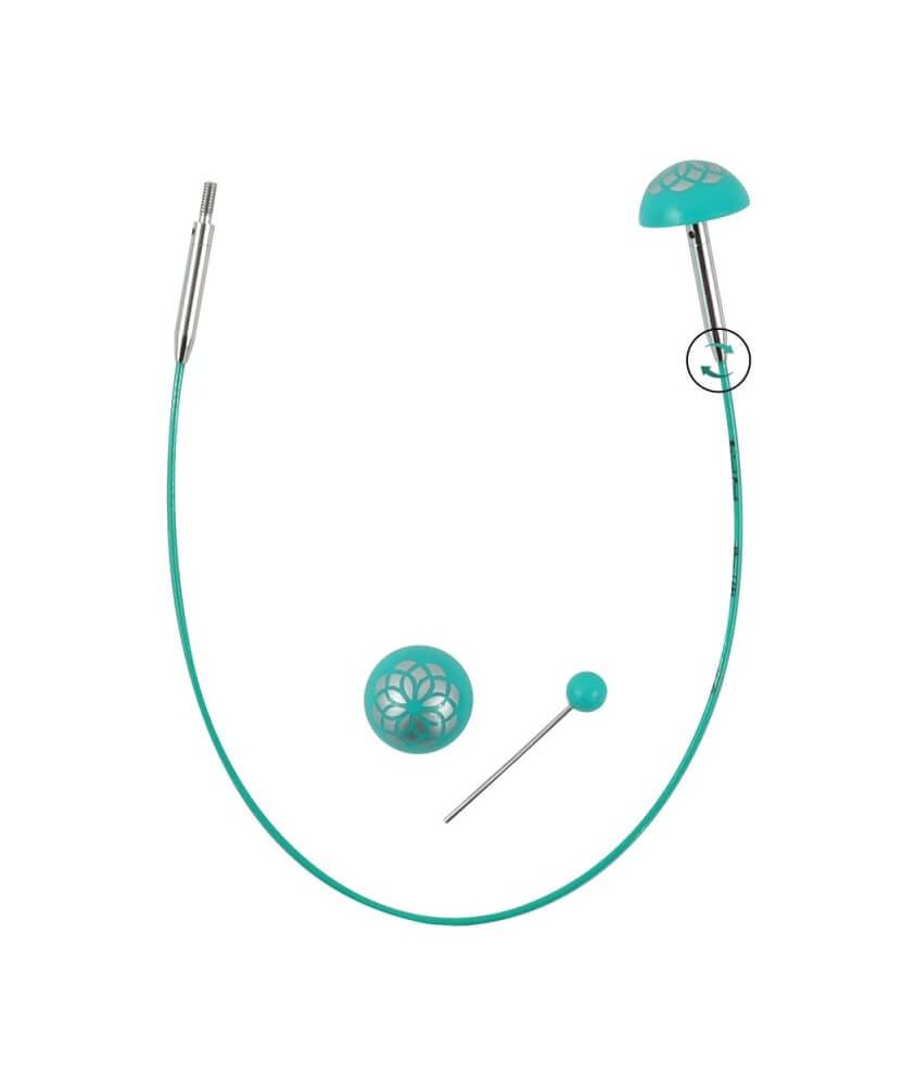Câbles Pivotants 360º Pour Aiguilles Circulaires Interchangeables - 40 à 150 cm -The Mindful Collection - KnitPro