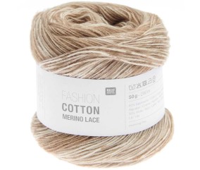 Pelote de Coton et de laine Fashion Cotton Merino Lace - Rico Design