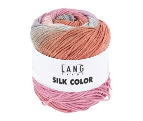 Pelote exceptionnelle de soie SILK COLOR - 100 GR - Lang Yarns