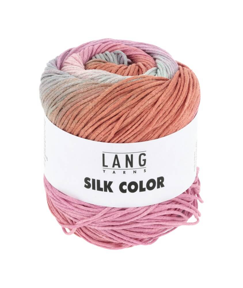 Pelote exceptionnelle de soie SILK COLOR - 100 GR - Lang Yarns