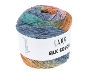 Pelote exceptionnelle de soie SILK COLOR - 100 GR - Lang Yarns