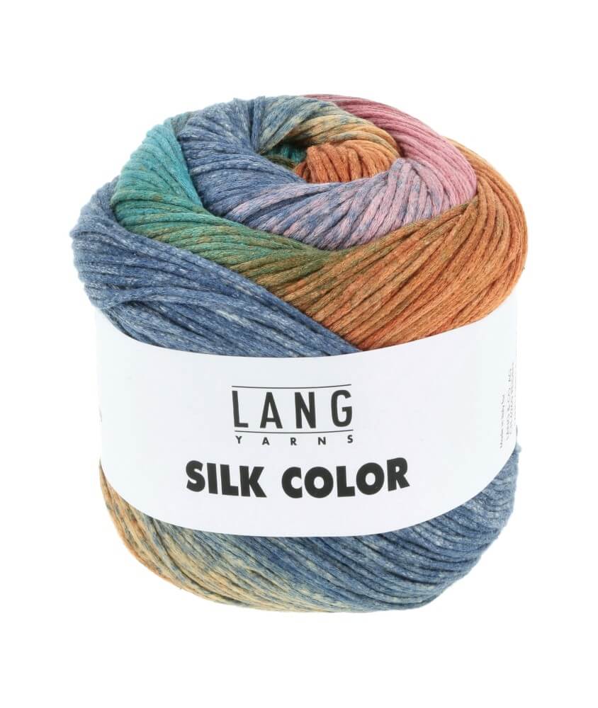 Pelote exceptionnelle de soie SILK COLOR - 100 GR - Lang Yarns