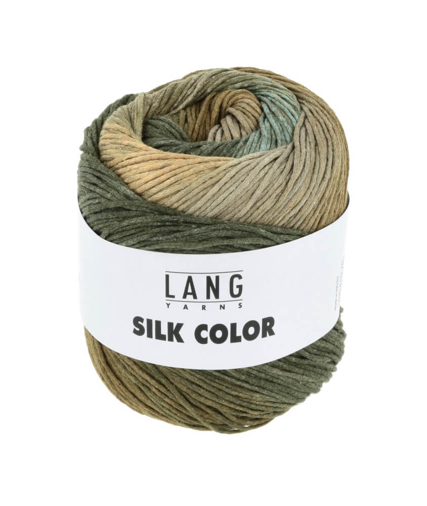 Pelote exceptionnelle de soie SILK COLOR - 100 GR - Lang Yarns