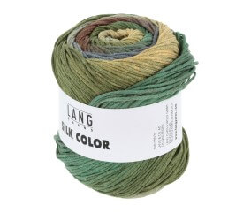 Pelote exceptionnelle de soie SILK COLOR - 100 GR - Lang Yarns