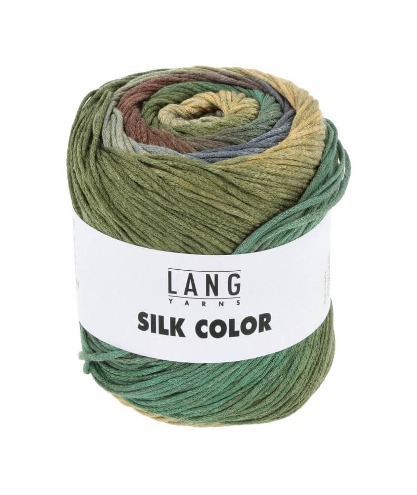 Pelote exceptionnelle de soie SILK COLOR - 100 GR - Lang Yarns