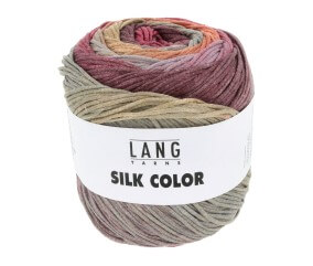 Pelote exceptionnelle de soie SILK COLOR - 100 GR - Lang Yarns