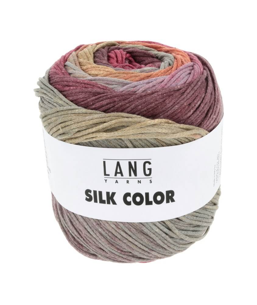Pelote exceptionnelle de soie SILK COLOR - 100 GR - Lang Yarns