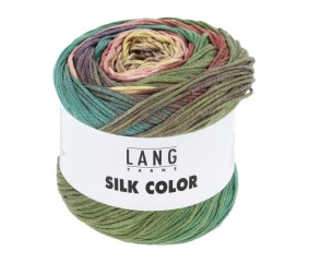 Pelote exceptionnelle de soie SILK COLOR - 100 GR - Lang Yarns