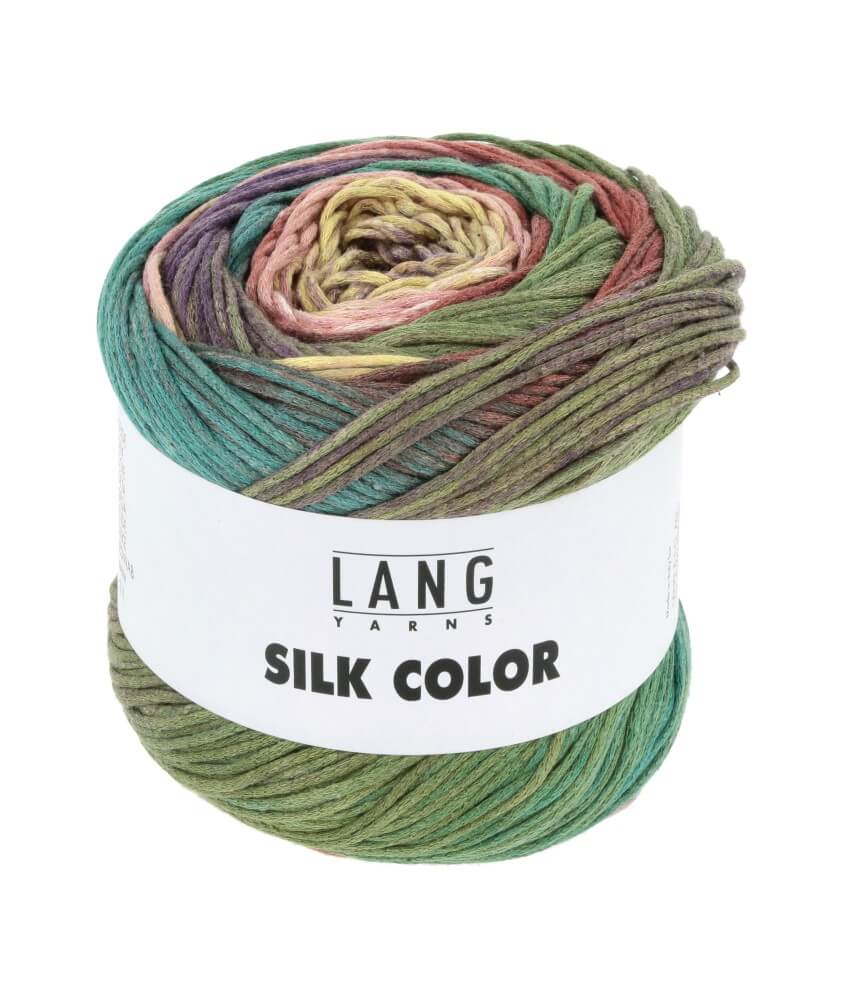 Pelote exceptionnelle de soie SILK COLOR - 100 GR - Lang Yarns