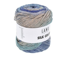 Pelote exceptionnelle de soie SILK COLOR - 100 GR - Lang Yarns