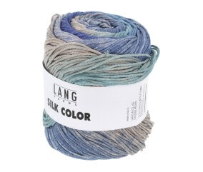 Pelote exceptionnelle de soie SILK COLOR - 100 GR - Lang Yarns