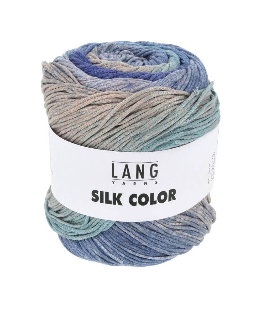 Pelote exceptionnelle de soie SILK COLOR - 100 GR - Lang Yarns