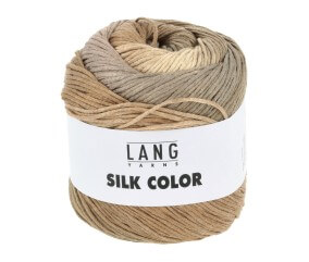 Pelote exceptionnelle de soie SILK COLOR - 100 GR - Lang Yarns